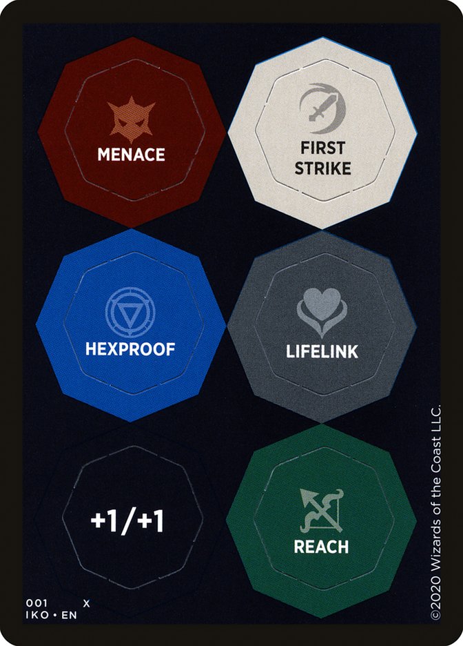 Ability Punchcard (001) [Ikoria: Lair of Behemoths Tokens] | Gamers Paradise