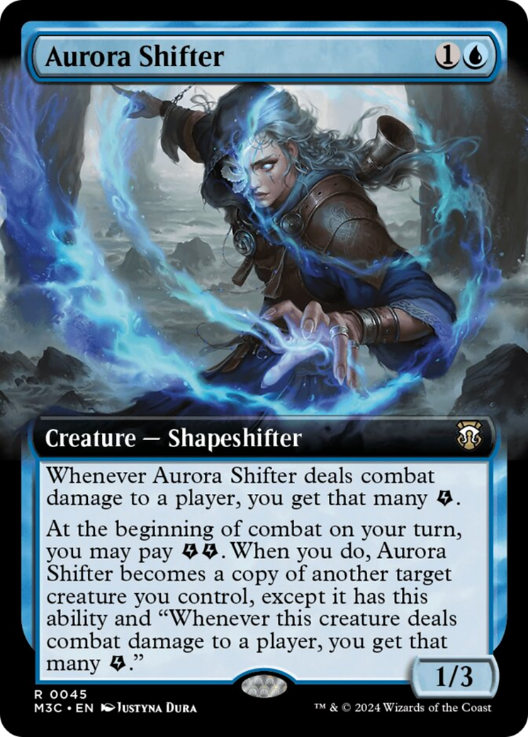 Aurora Shifter (Extended Art) (Ripple Foil) [Modern Horizons 3 Commander] | Gamers Paradise