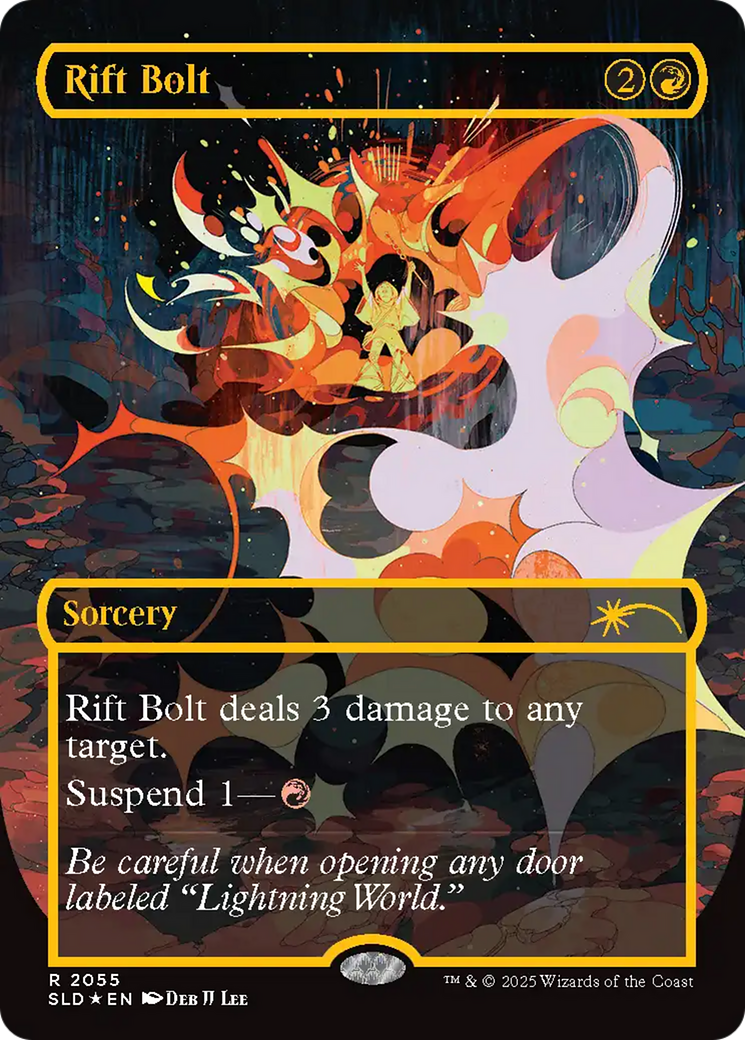 Rift Bolt (2055) (Raised Foil) [Secret Lair Drop Series] | Gamers Paradise