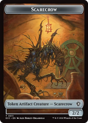 Snake // Scarecrow Double-Sided Token [Lorwyn Eclipsed Tokens] | Gamers Paradise