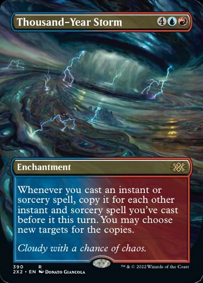 Thousand-Year Storm (Borderless Alternate Art) [Double Masters 2022] | Gamers Paradise