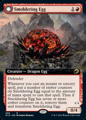 Smoldering Egg // Ashmouth Dragon (Extended Art) [Innistrad: Midnight Hunt] | Gamers Paradise