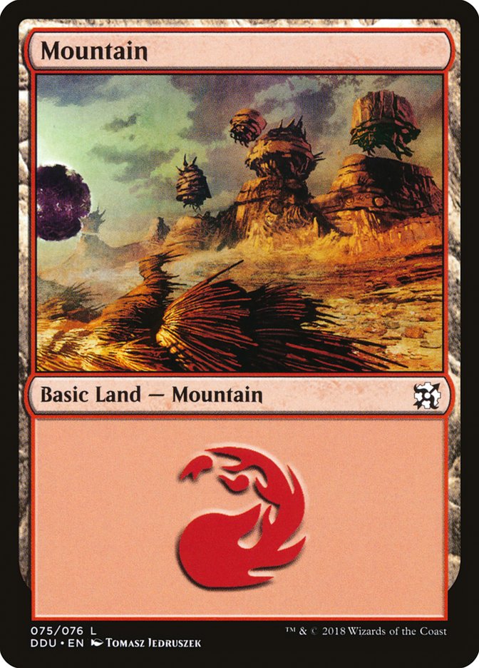 Mountain (75) [Duel Decks: Elves vs. Inventors] | Gamers Paradise