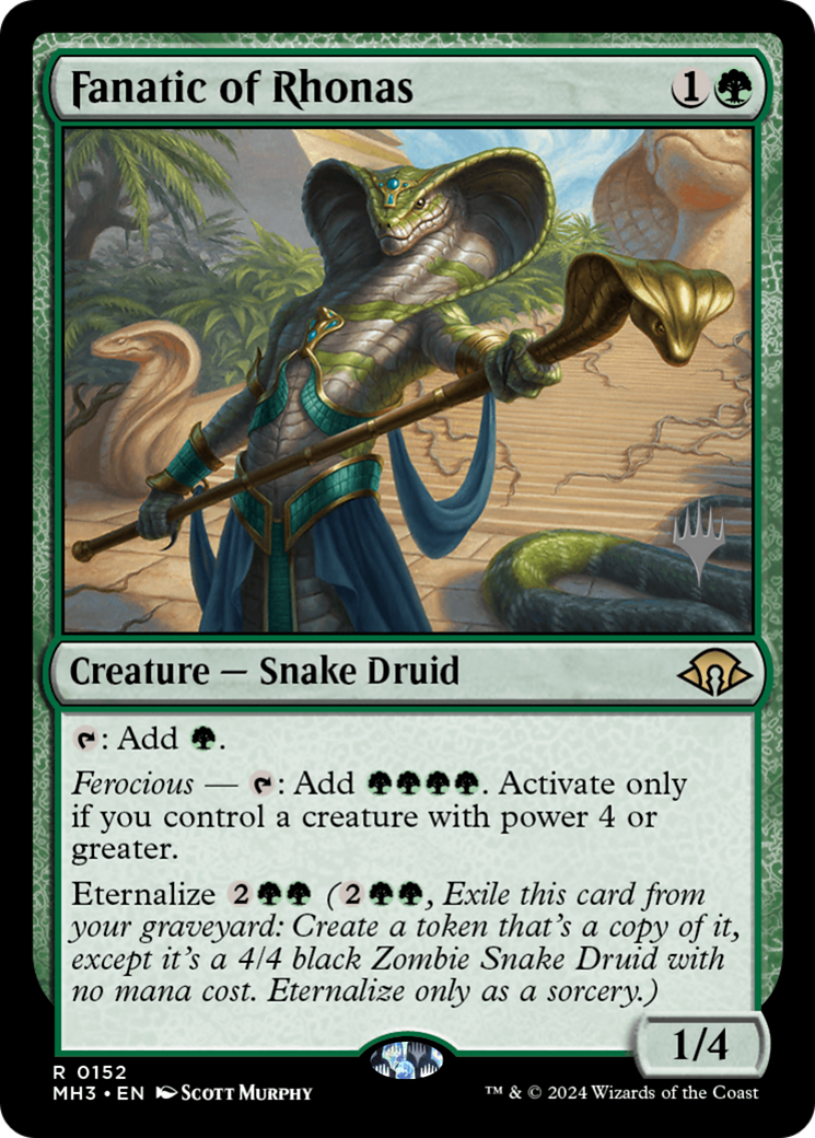 Fanatic of Rhonas [Lorwyn Eclipsed Promos] | Gamers Paradise