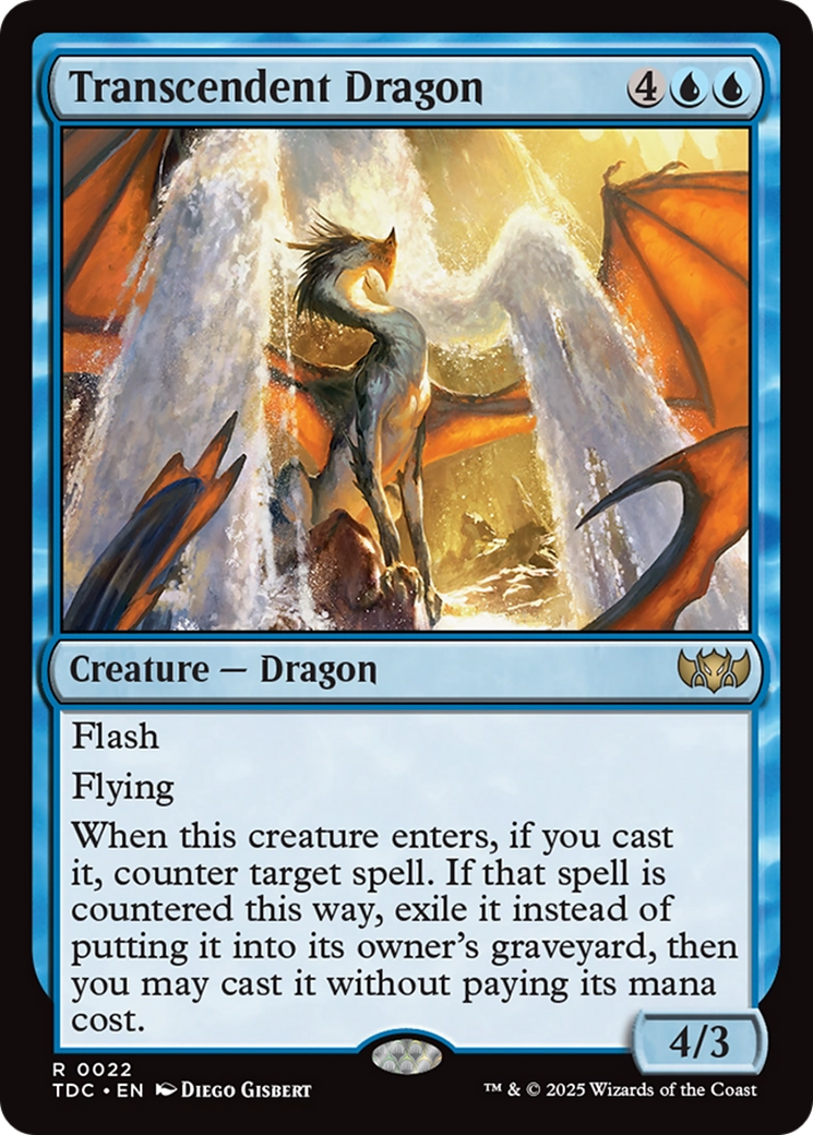 Transcendent Dragon [Tarkir: Dragonstorm Commander] | Gamers Paradise