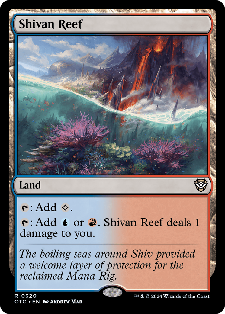 Shivan Reef [Outlaws of Thunder Junction Commander] | Gamers Paradise