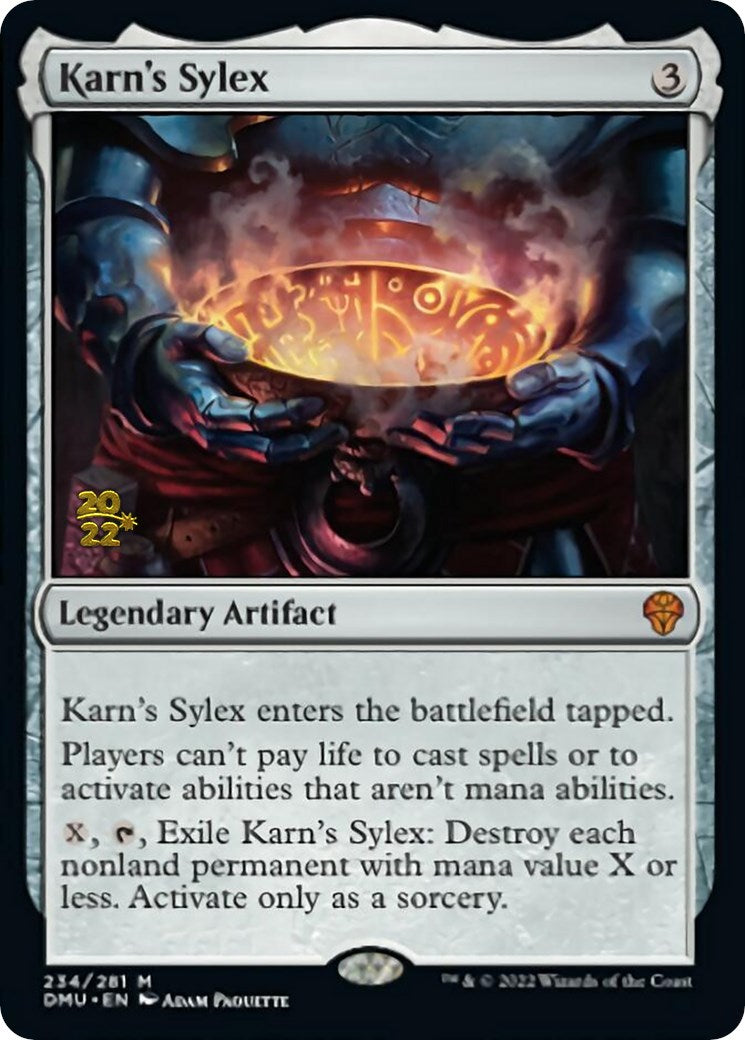 Karn's Sylex [Dominaria United Prerelease Promos] | Gamers Paradise