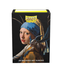 Dragon Shield: Standard 100ct Brushed Art Sleeves - Girl with a Pearl Earring | Gamers Paradise