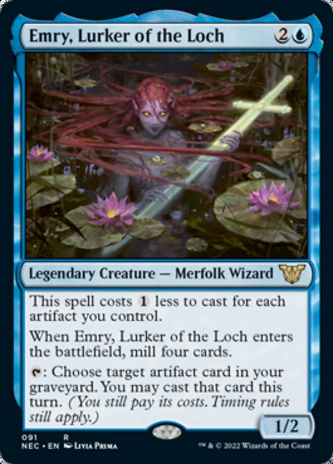Emry, Lurker of the Loch [Kamigawa: Neon Dynasty Commander] | Gamers Paradise