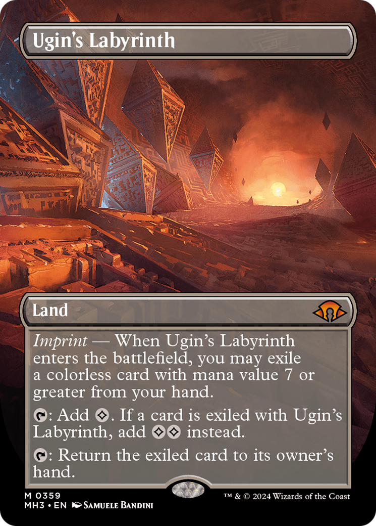 Ugin's Labyrinth (Borderless) [Modern Horizons 3] | Gamers Paradise