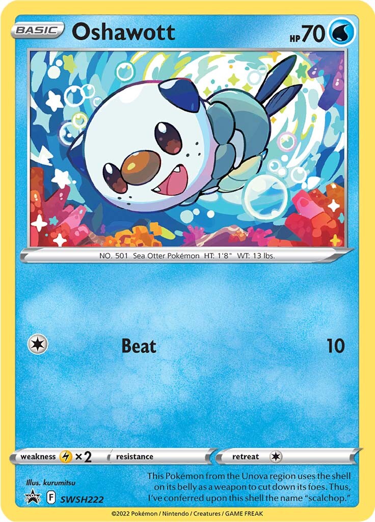 Oshawott (SWSH222) [Sword & Shield: Black Star Promos] | Gamers Paradise