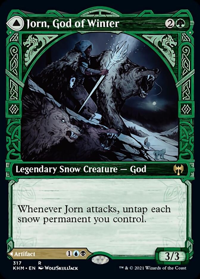 Jorn, God of Winter // Kaldring, the Rimestaff (Showcase) [Kaldheim] | Gamers Paradise