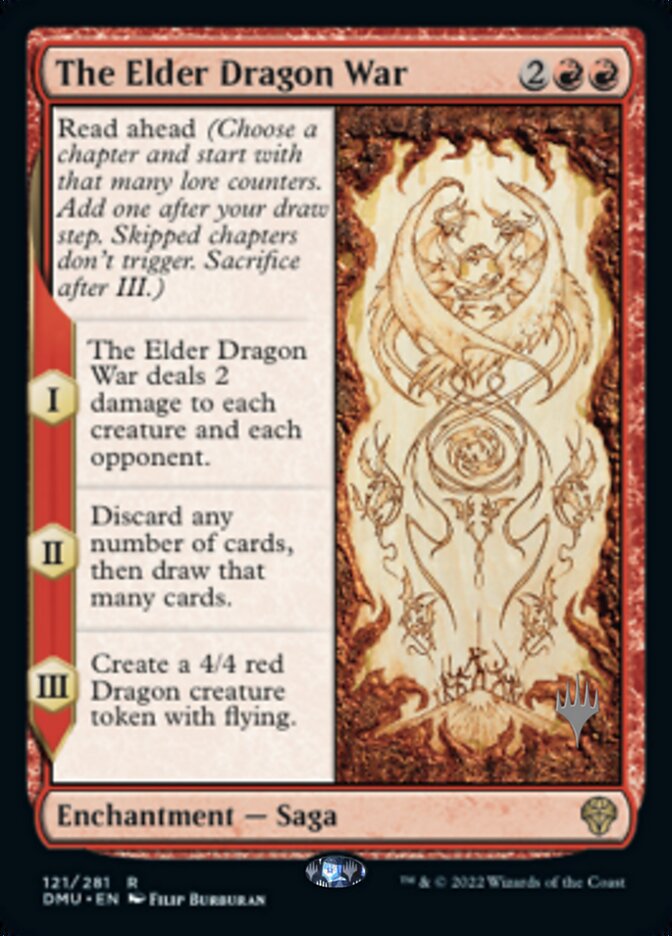The Elder Dragon War (Promo Pack) [Dominaria United Promos] | Gamers Paradise