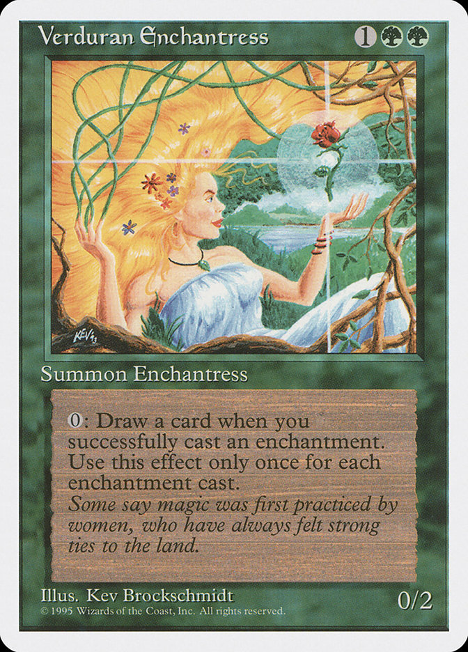 Verduran Enchantress [Fourth Edition] | Gamers Paradise