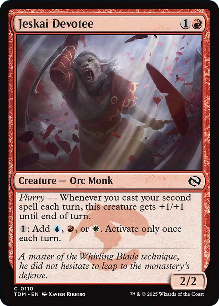 Jeskai Devotee [Tarkir: Dragonstorm] | Gamers Paradise