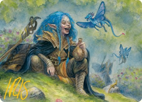 Feywild Trickster Art Card (Gold-Stamped Signature) [Dungeons & Dragons: Adventures in the Forgotten Realms Art Series] | Gamers Paradise