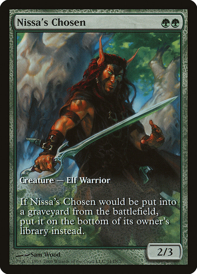 Nissa's Chosen (Game Day) (Extended Art) [Zendikar Promos] | Gamers Paradise