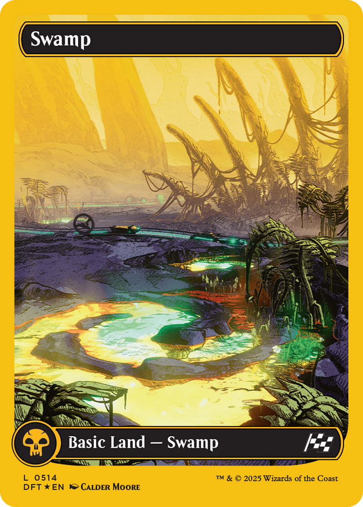 Swamp (0514) (First-Place Foil) [Aetherdrift] | Gamers Paradise