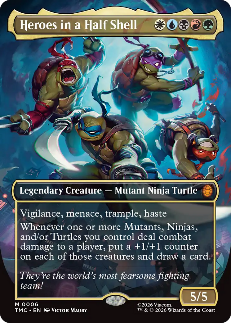 Heroes in a Half Shell (Borderless) [Teenage Mutant Ninja Turtles Commander] | Gamers Paradise