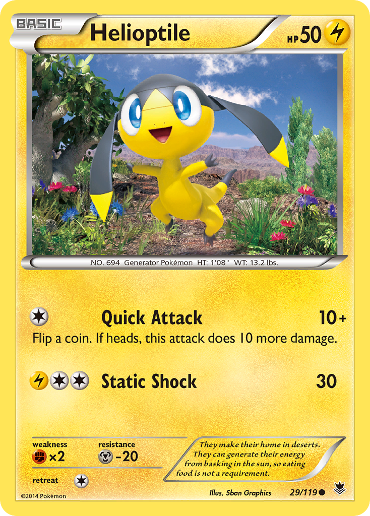 Helioptile (29/119) [XY: Phantom Forces] | Gamers Paradise