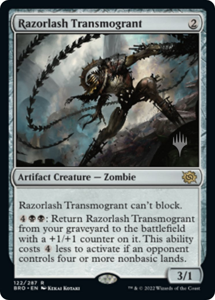 Razorlash Transmogrant (Promo Pack) [The Brothers' War Promos] | Gamers Paradise