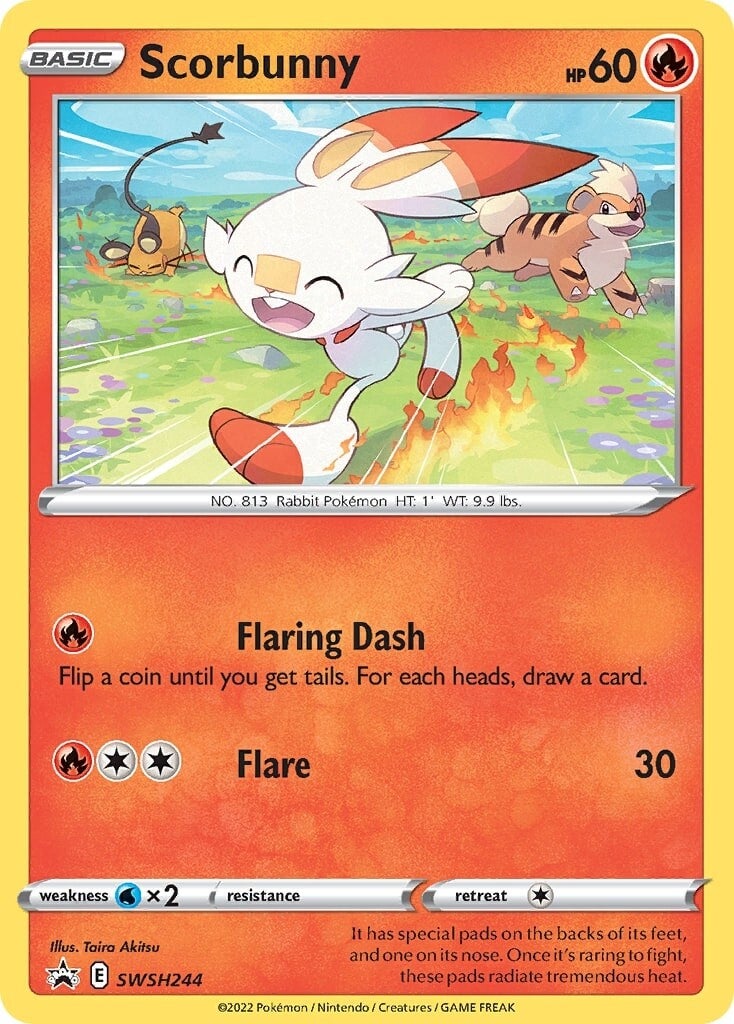 Scorbunny (SWSH244) [Sword & Shield: Black Star Promos] | Gamers Paradise