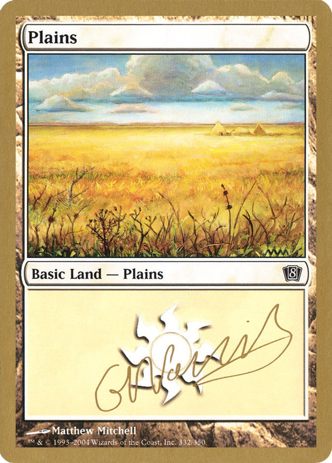 Plains (gn332) (Gabriel Nassif) [World Championship Decks 2004] | Gamers Paradise
