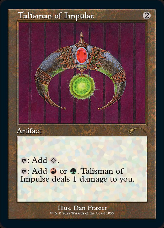 Talisman of Impulse (Foil Etched) [Secret Lair Drop Series] | Gamers Paradise