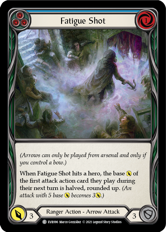 Fatigue Shot (Blue) [EVR096] (Everfest)  1st Edition Rainbow Foil | Gamers Paradise