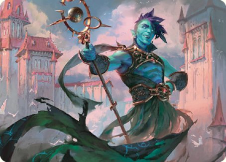 Haughty Djinn Art Card [Dominaria United Art Series] | Gamers Paradise