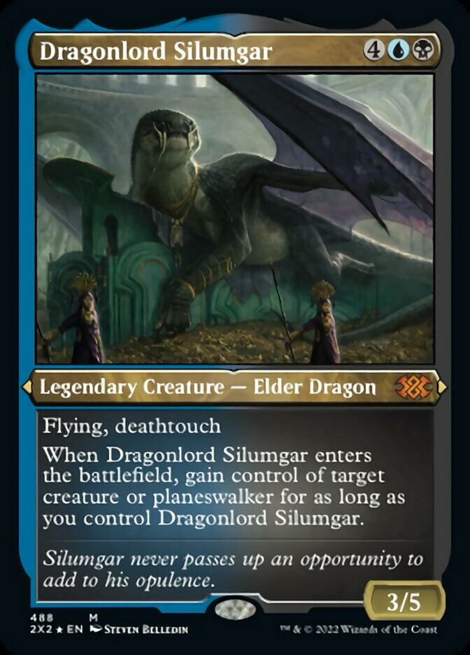 Dragonlord Silumgar (Foil Etched) [Double Masters 2022] | Gamers Paradise