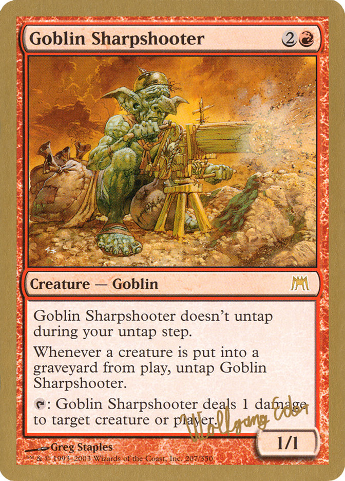 Goblin Sharpshooter (Wolfgang Eder) [World Championship Decks 2003] | Gamers Paradise