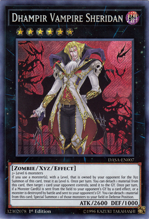 Dhampir Vampire Sheridan [DASA-EN007] Secret Rare | Gamers Paradise