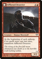Afflicted Deserter // Werewolf Ransacker [Dark Ascension] | Gamers Paradise