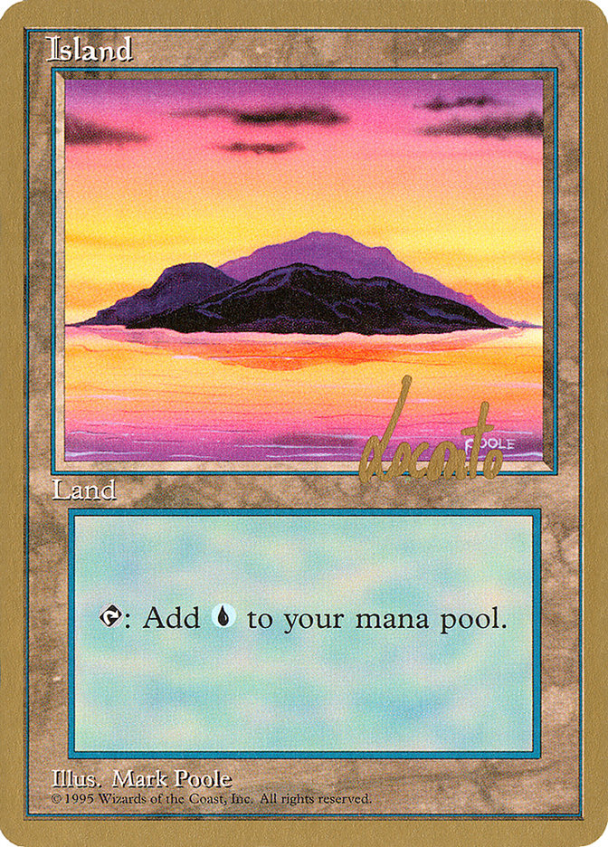 Island (ml368) (Michael Loconto) [Pro Tour Collector Set] | Gamers Paradise