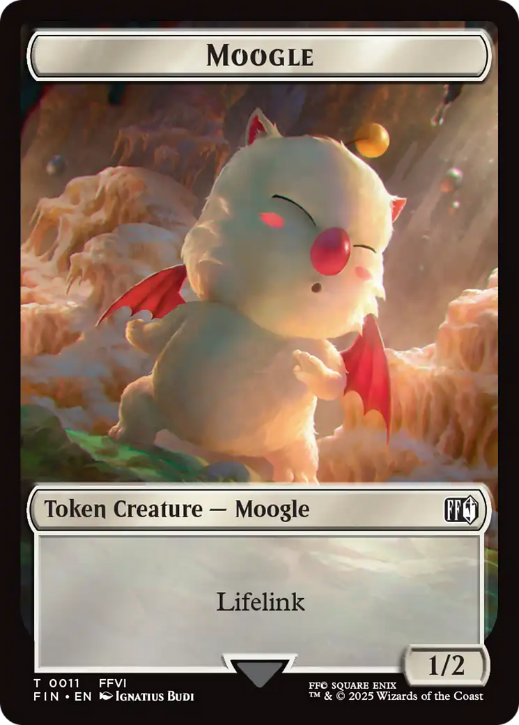 Hero (0005) // Moogle (0011) Double-Sided Token [FINAL FANTASY Tokens] | Gamers Paradise