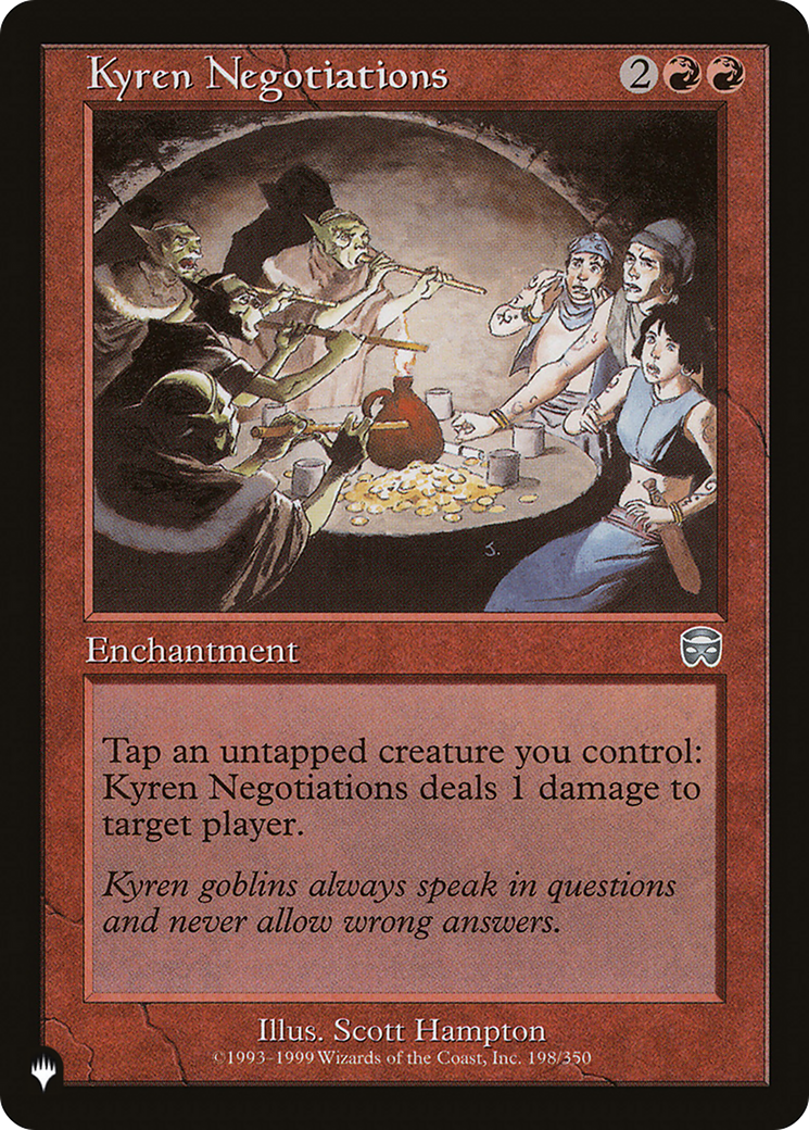 Kyren Negotiations [The List Reprints] | Gamers Paradise