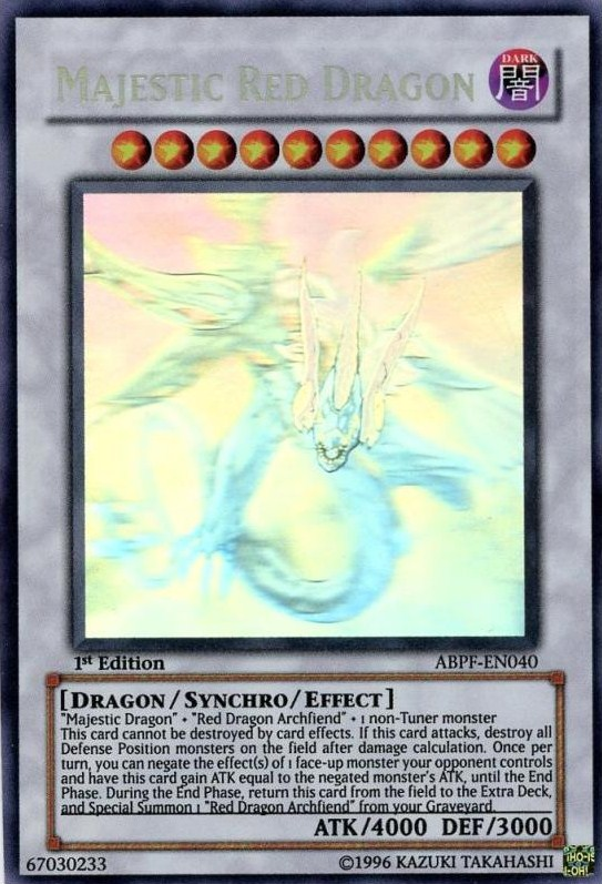 Majestic Red Dragon [ABPF-EN040] Ghost Rare | Gamers Paradise