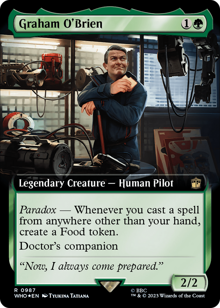 Graham O'Brien (Extended Art) (Surge Foil) [Doctor Who] | Gamers Paradise