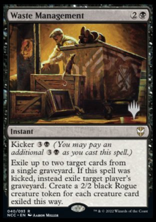 Waste Management (Promo Pack) [Streets of New Capenna Commander Promos] | Gamers Paradise