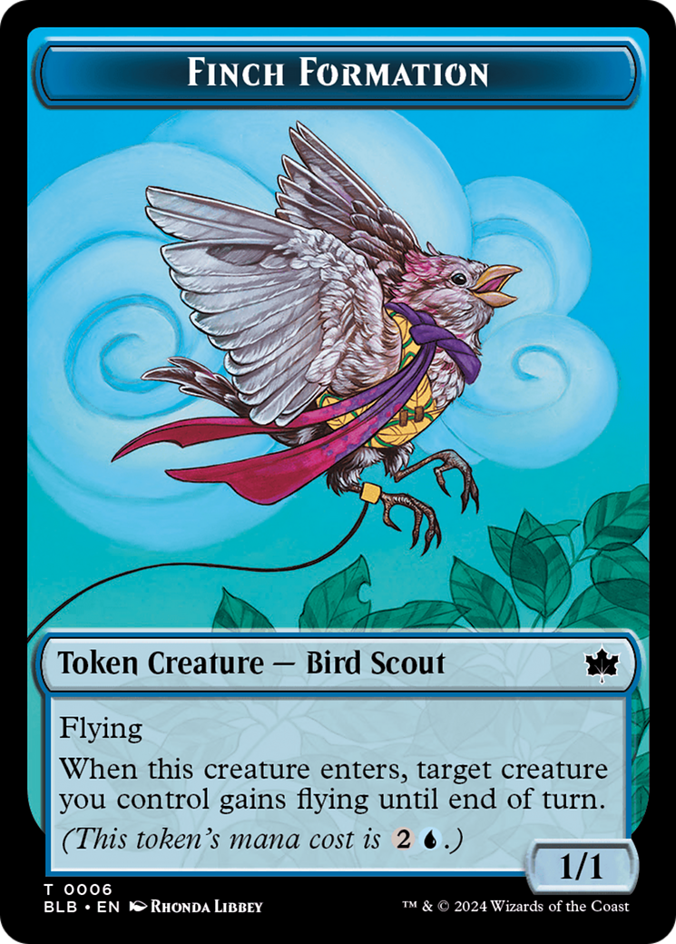 Finch Formation Token [Bloomburrow Tokens] | Gamers Paradise