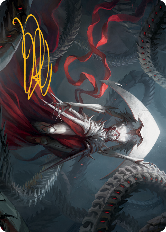 Elesh Norn Art Card (Gold-Stamped Signature) [March of the Machine Art Series] | Gamers Paradise