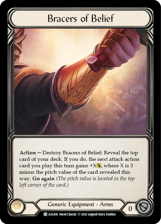 Bracers of Belief [AZL006] (Outsiders Azalea Blitz Deck) | Gamers Paradise