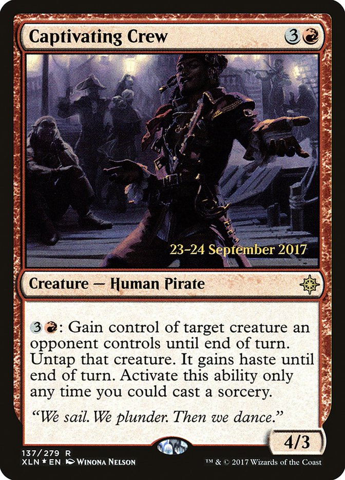Captivating Crew [Ixalan Prerelease Promos] | Gamers Paradise