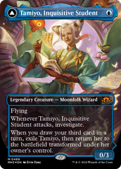 Tamiyo, Inquisitive Student // Tamiyo, Seasoned Scholar (Borderless) (Textured Foil) [Modern Horizons 3] | Gamers Paradise