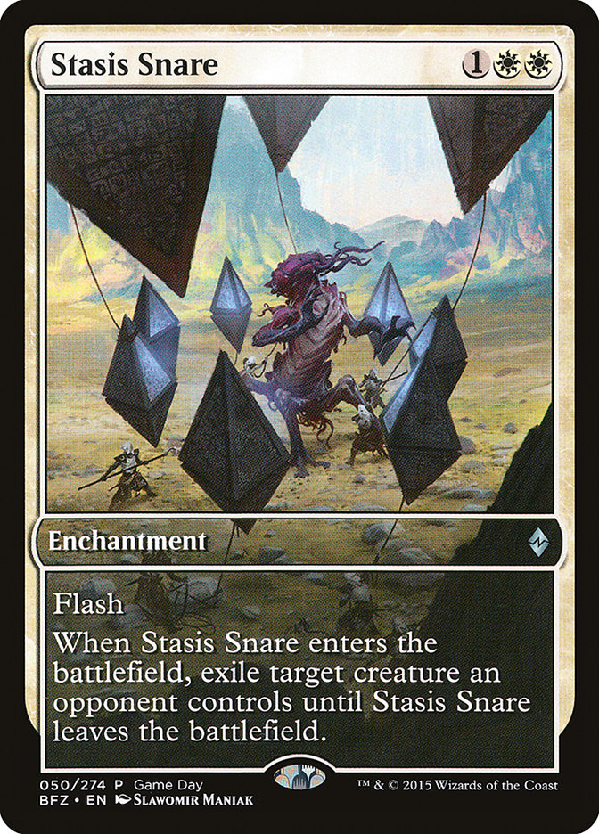 Stasis Snare (Game Day) [Battle for Zendikar Promos] | Gamers Paradise