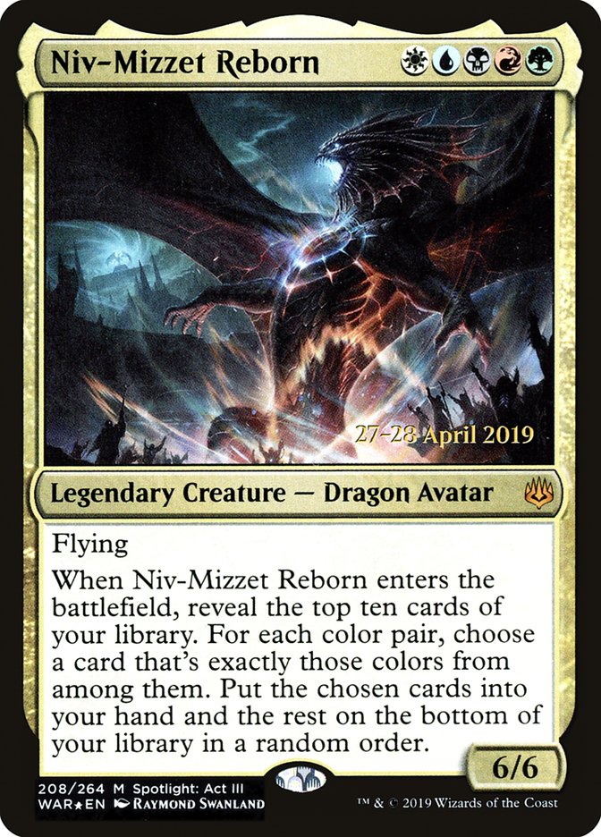 Niv-Mizzet Reborn [War of the Spark Prerelease Promos] | Gamers Paradise