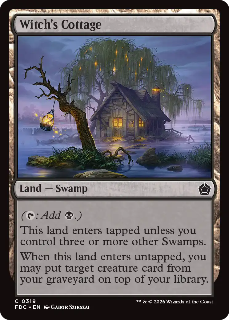 Witch's Cottage [Foundations Commander] | Gamers Paradise