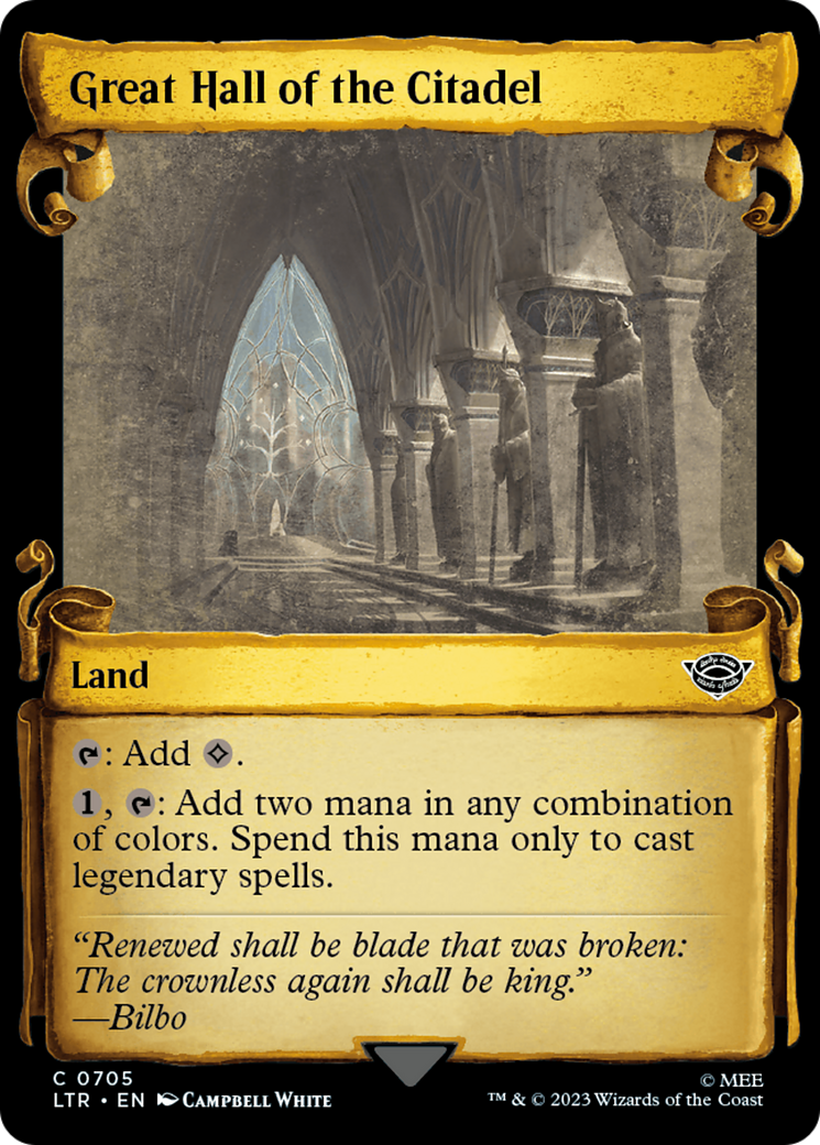 Great Hall of the Citadel [The Lord of the Rings: Tales of Middle-Earth Showcase Scrolls] | Gamers Paradise