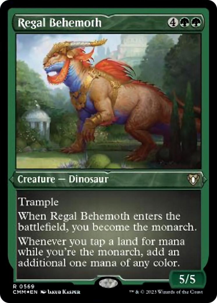 Regal Behemoth (Foil Etched) [Commander Masters] | Gamers Paradise